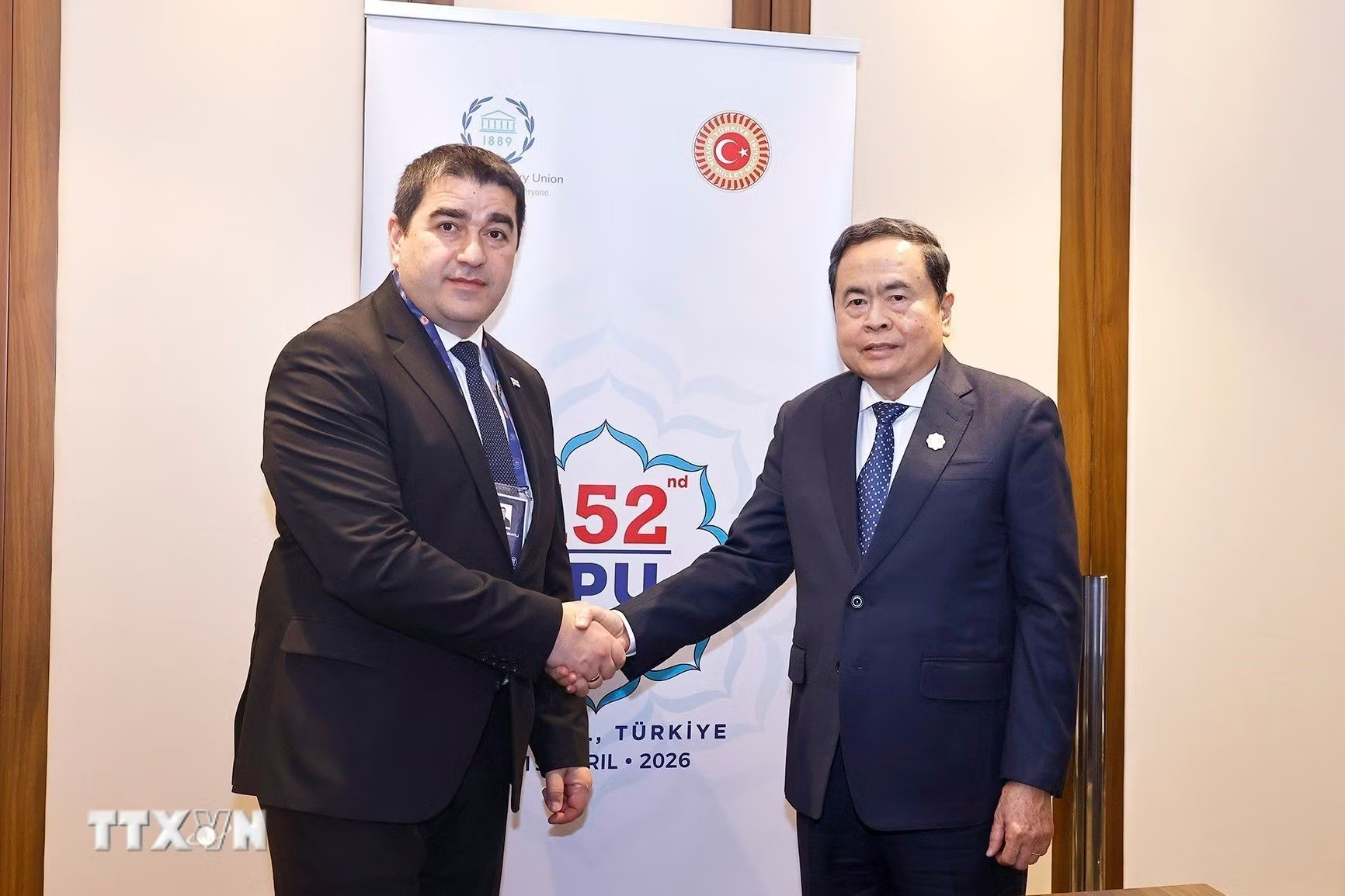 Nhân dịp Đại hội đồng IPU-152: Chủ tịch Quốc hội Trần Thanh Mẫn hội kiến Chủ tịch Quốc hội Georgia